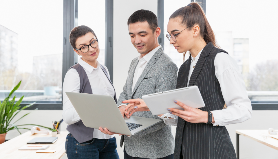 3 executive studying leadership strategies for resilience
