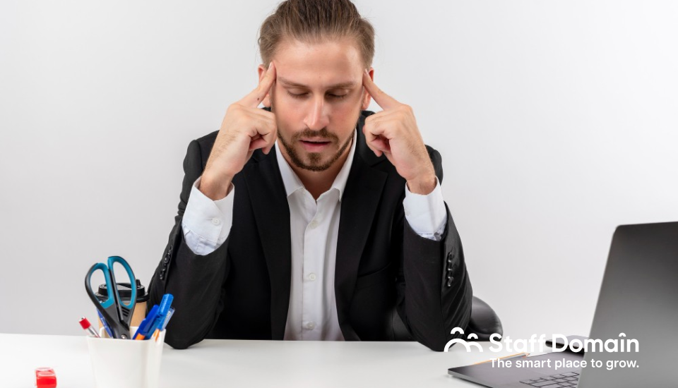Person thinking about the art of active listening