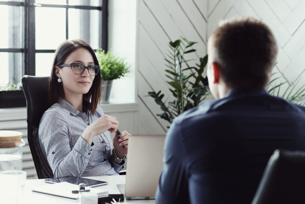 Interview Session of a sales person