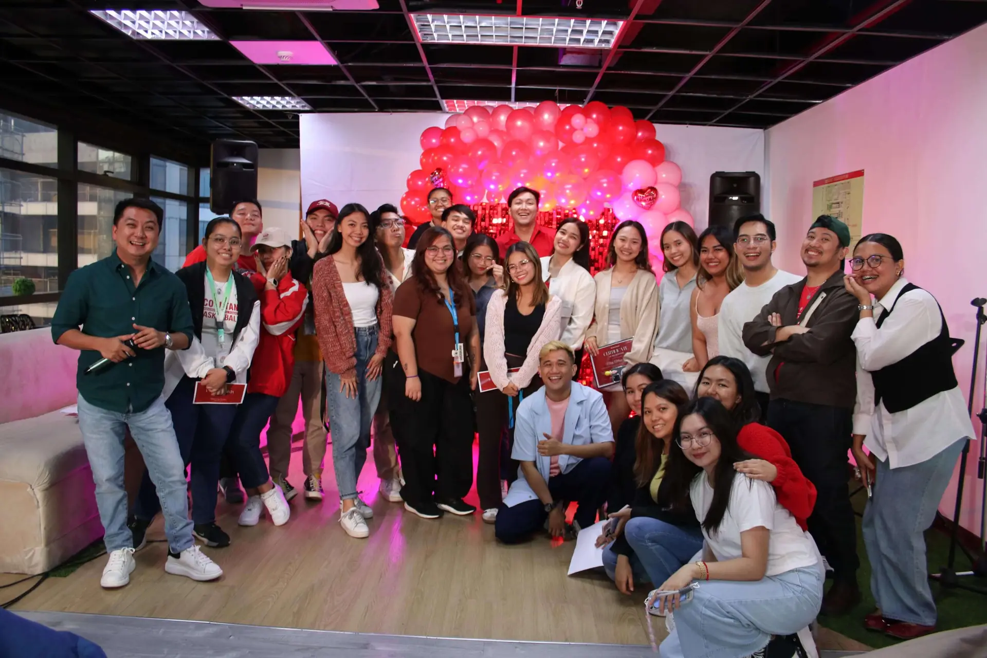 Staff Domain Valentines Event Group Picture