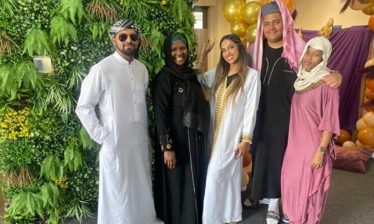 SD South Africa Arabian Night Staff Engagement Event costumes