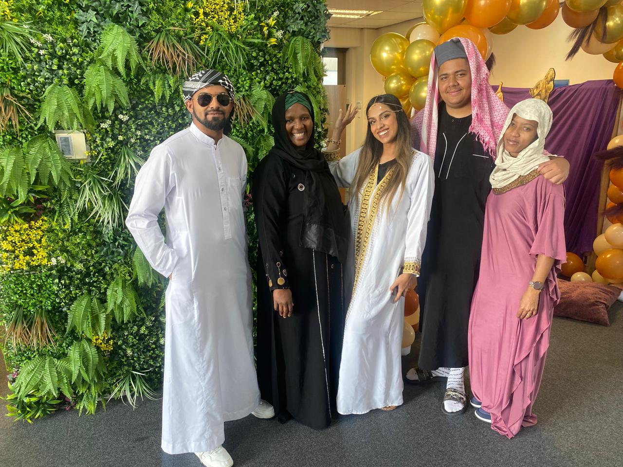 SD South Africa Arabian Night Staff Engagement Event costumes