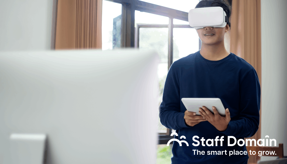 Engineer doing tasks and using ai-driven engineering solution