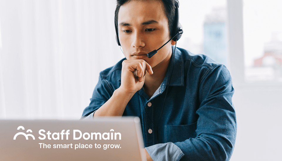 Man ensuring stable ecommerce data security