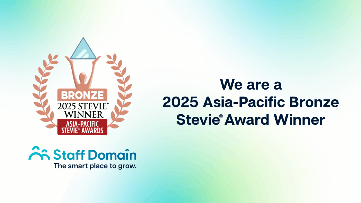 Staff Domain Wins Stevie® Award 2025