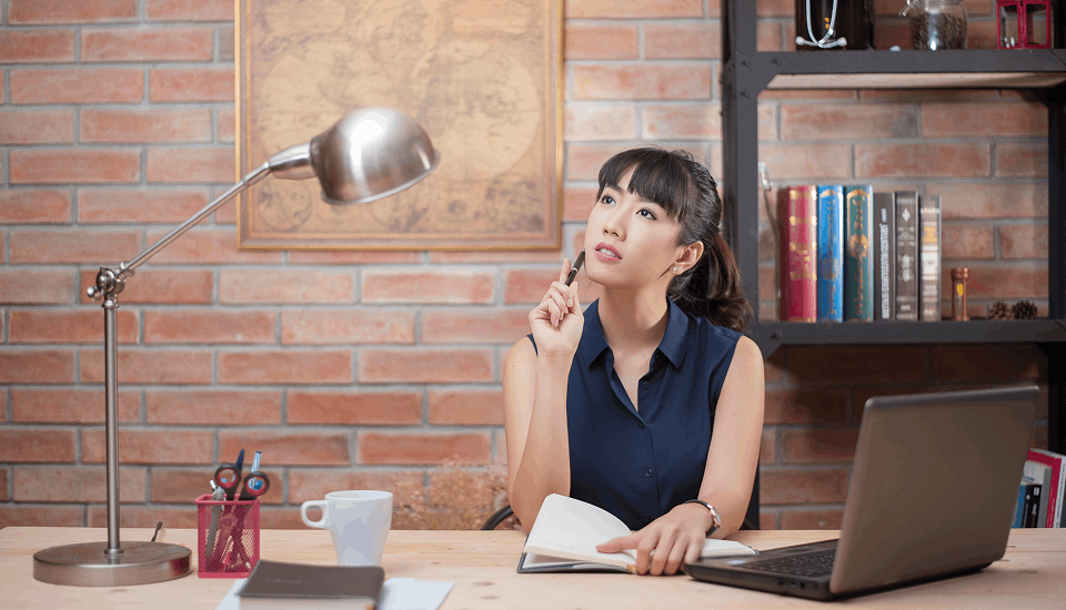 thinking of the pros and cons of chatbot for her business