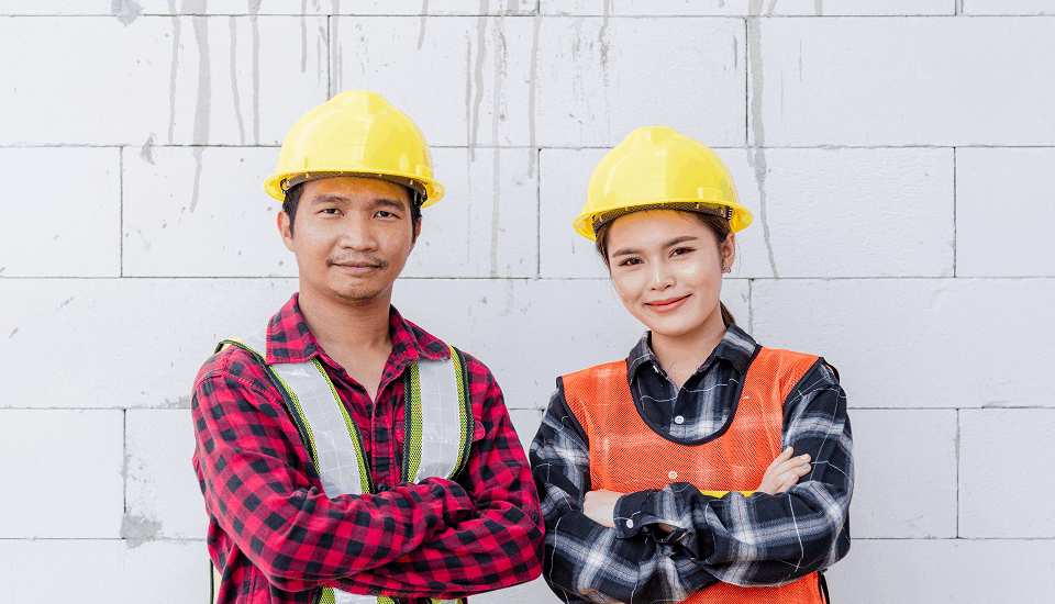 Offshored workers working happily with their roles as an offshored engineers