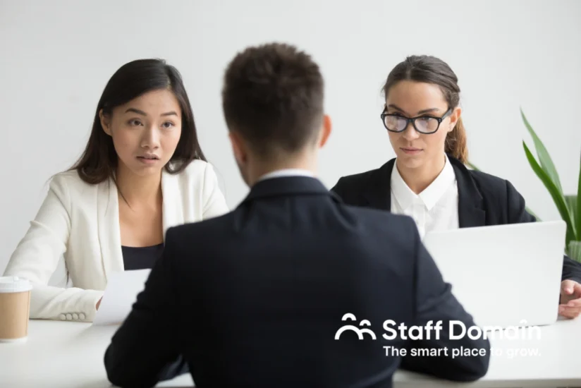 Successful Sales Hiring session during an interview