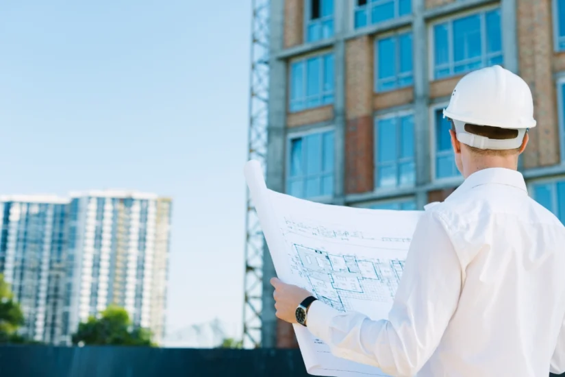 Engineer concluding the building safety