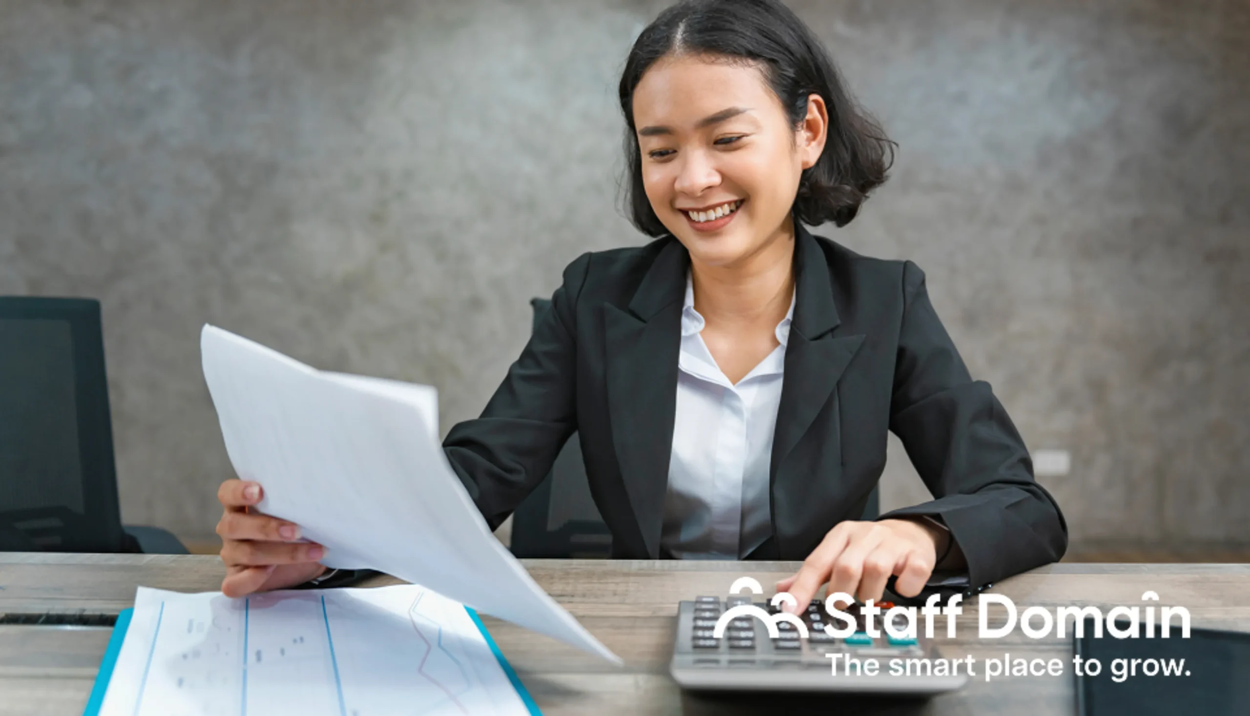 CEO reviewing the offshore accounting benefits