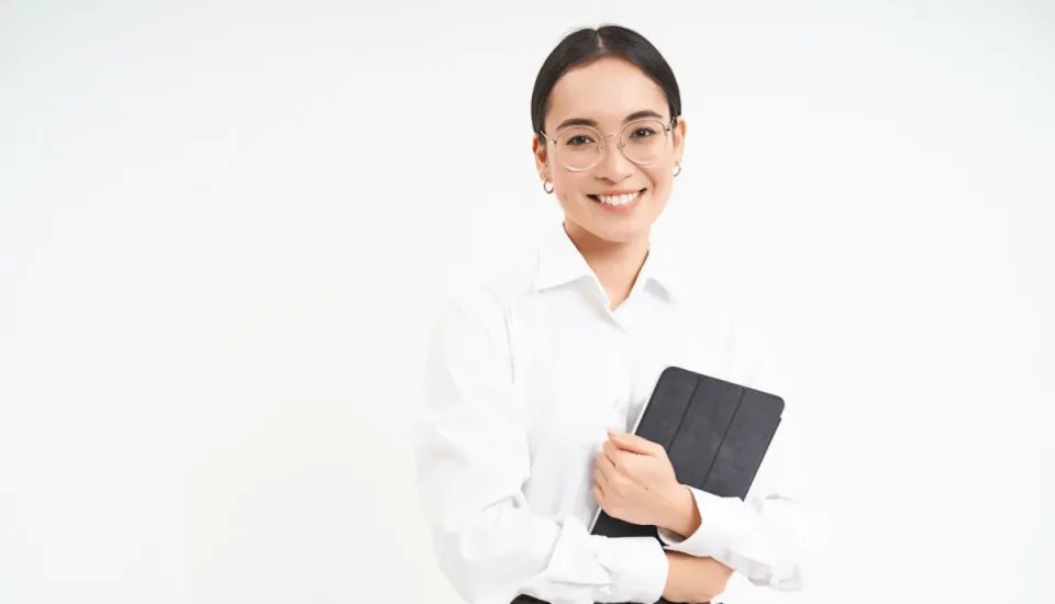 An offshore employee posing for a photo