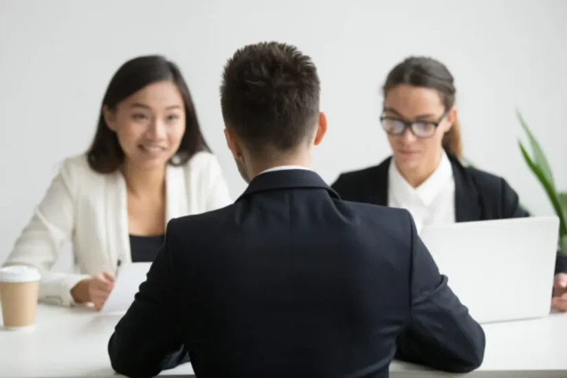 recruiters doing an interview for a top talent